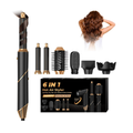 6 in 1 Hot Air Brush Foldable Hair Dryer with Diffuser
