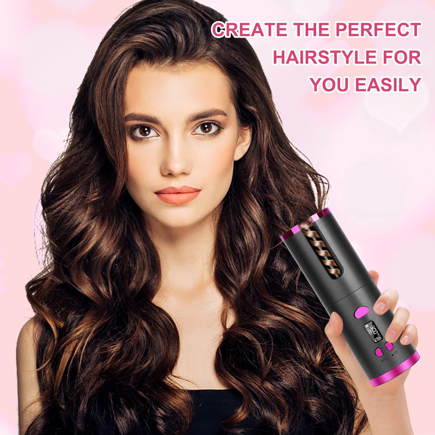 Professional automatic hair outlet curler