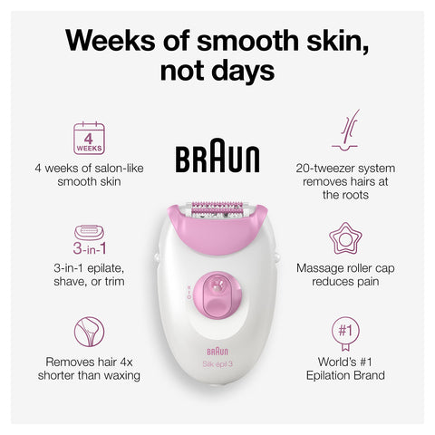 Braun Silk Epil 3 Epilator SE 3 270