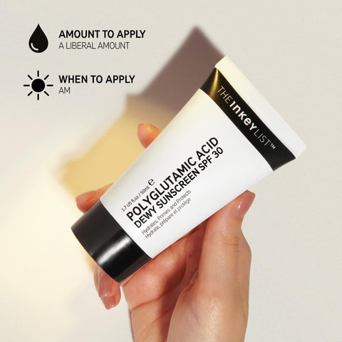 polyglutamic acid dewy sunscreen SPF30