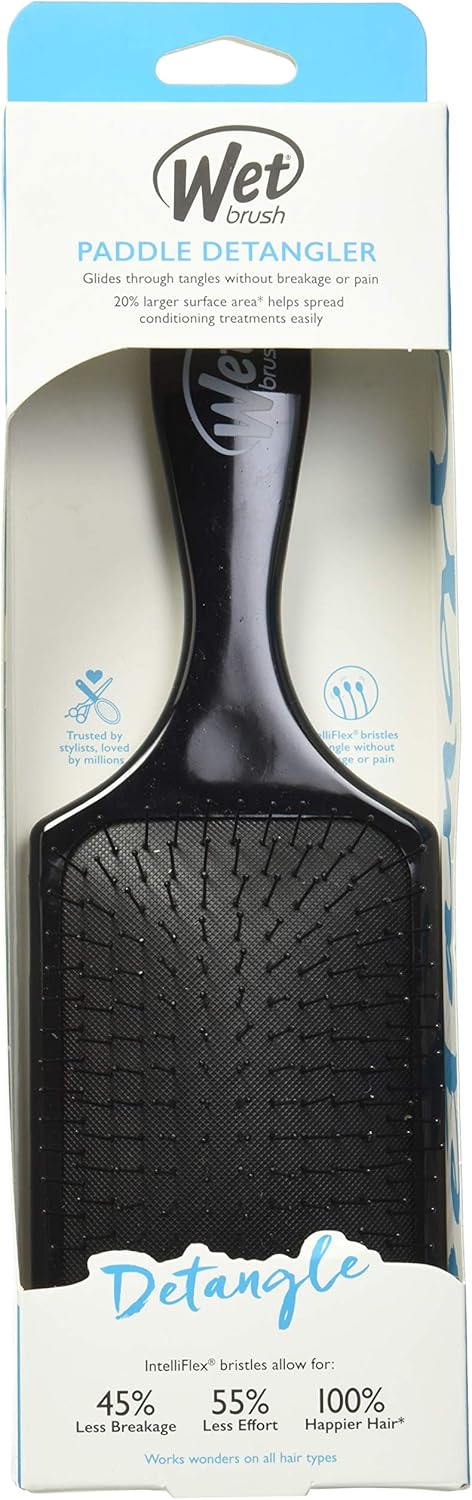 WET BRUSH WETBRUSH PADDLE DETANGLER BLACK