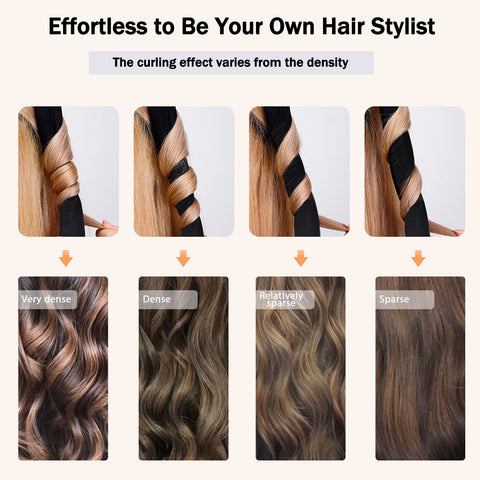 HEATLESS CURLING ROD HEADBAND COLORED