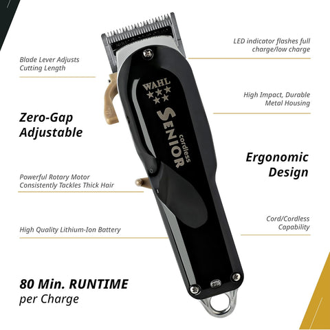 Wahl Senior 8504-2316 Hair Clipper Cord/Cordless
