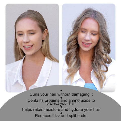 HEATLESS CURLING ROD HEADBAND COLORED