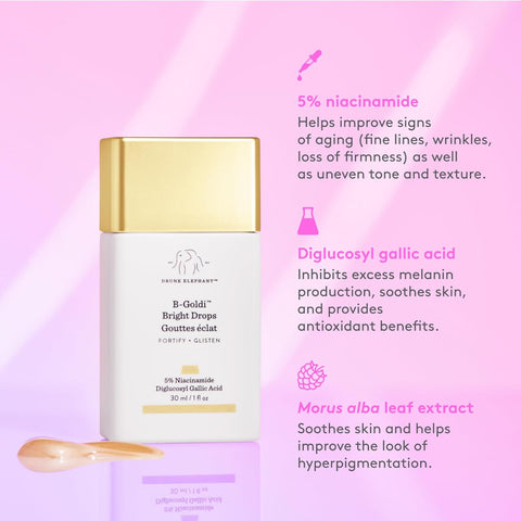 Drunk Elephant B-Goldi™ Bright Illuminating Drops with 5% Niacinamide 30ml