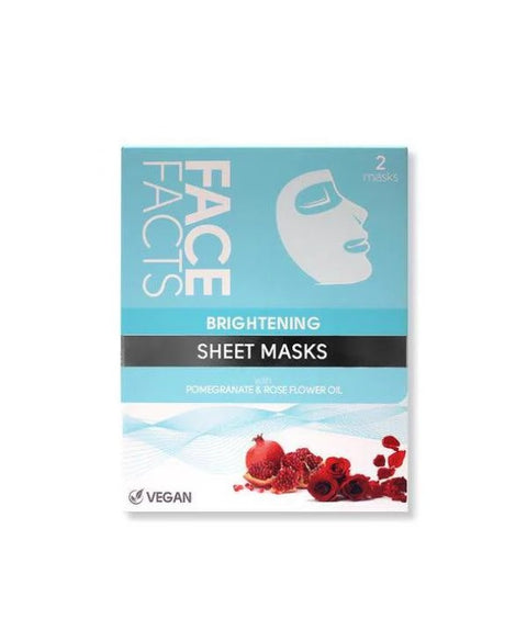 Facefacts Sheet Mask Brightening Pomegranate And Rose Oil