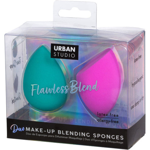 DUO BLENDING SPONGES: PURPLE/TEAL (2PCS)