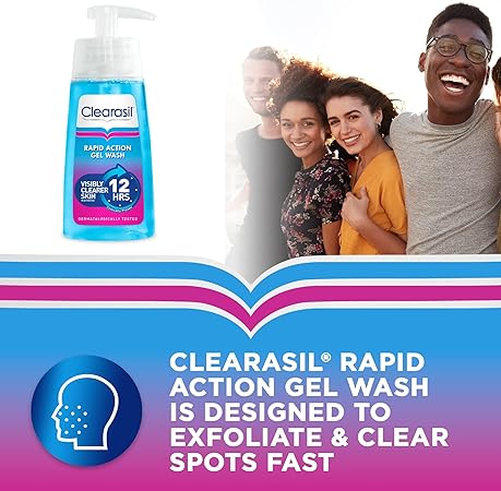 Clearasil Rapid Action Gel Wash 12 hours 150ml