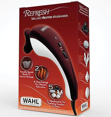 WAHL REFRESH DELUXE HEATED MASSAGER 7PCS