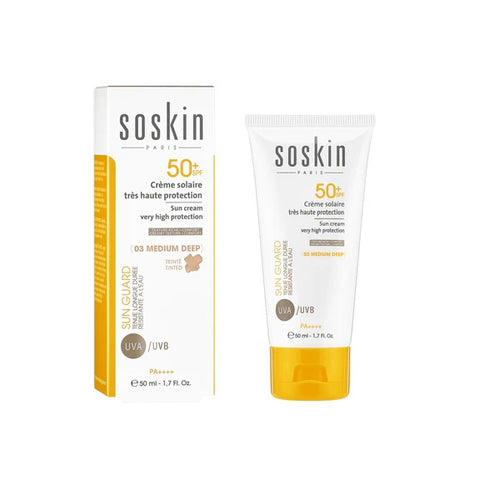 Soskin Tinted Sunscreen 03 Medium Deep 50ml