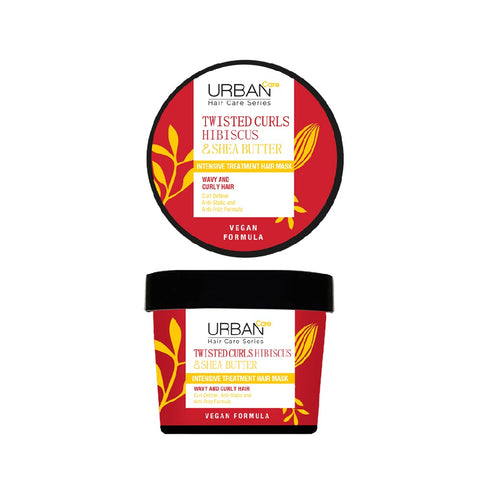 Urban Care twisted curls hibiscus and shea butter treatment hair mask 230ML