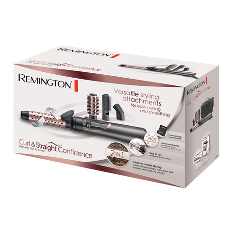 Remington Curl & Straight Confidence Rotating Hot Air Styler