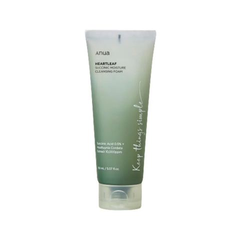 Anua Heartleaf Succinic Moisture Cleansing Foam