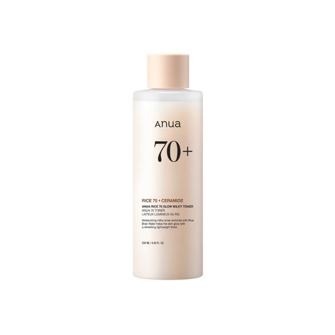 Anua Rice 70 + Ceramide Glow Milky Toner 250ml