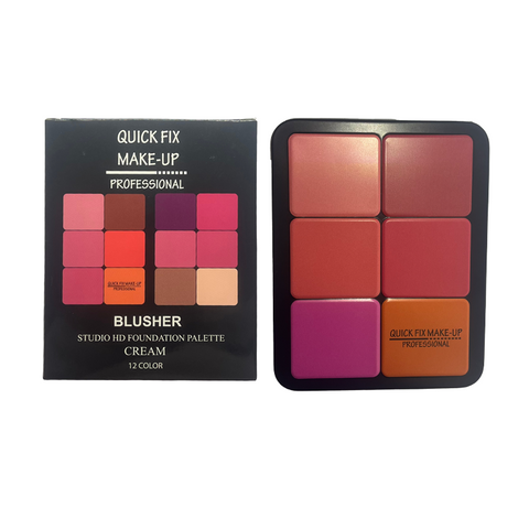 QUICK FIX BLUSHER 3081 ATUDIO HD FOUNDATION PALETTE CREAM