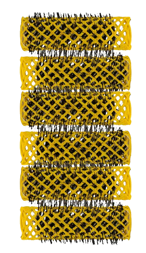 Yellow Hair Brush Rollers