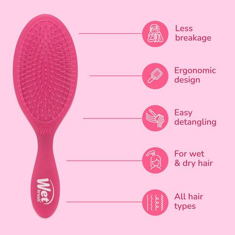 WET BRUSH BRUSH ORIGINAL DETANGLER- FROST PINK