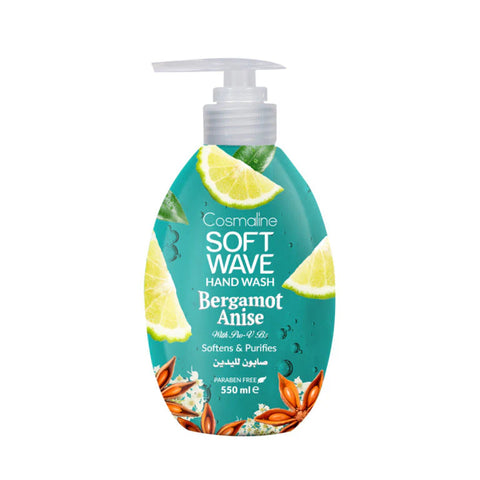 Soft Wave Hand Wash Bergamot Anise 550 mL