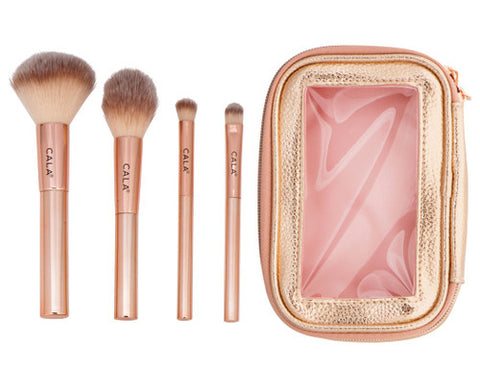 CALA ROSE RADIANCE 5-PIECE BRUSH SET & POUCH