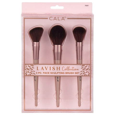 CALA LAVISH COLLECTION FACE SCULPTING BRUSH SET 3PCS