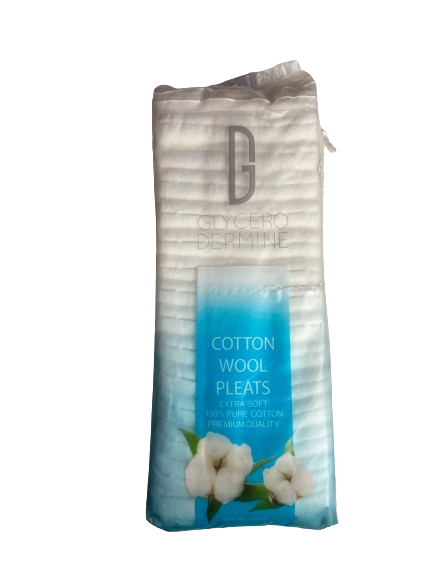 GLYCERO DERMINE COTTON WOOL PLEATS  100GR