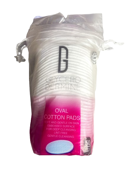 GLYCERO DERMINE OVAL COTTON PADS