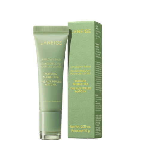 LANEIGE Lip Glowy Balm Matcha Bubble Tea 10g