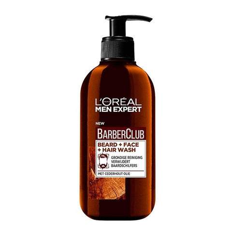 L'oreal Men Expert BarberClub Beard & Face & Hair Wash 200ml