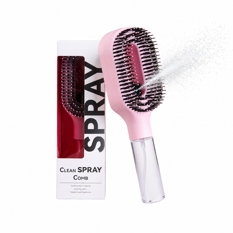 One-Click Spray Anti-Frizz Hair Brush