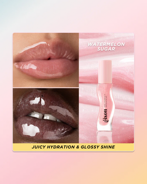 Honey Infused Lip Oil Tinted - Watermelon Sugar