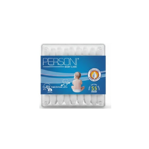 PERSONI BABY CARE COTTON BUDS BOX - 55pcs