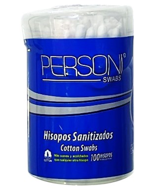 PERSONI COTTON SWAB 100 pcs - SMALL BOX