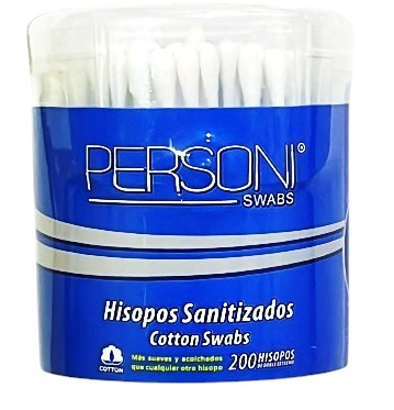 PERSONI COTTON SWAB BOX - 200 pcs