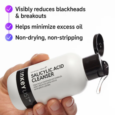 The INKEY List Salicylic Acid Acne + Blackhead Cleanser 150ml