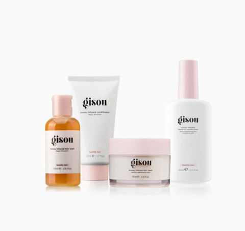 GISOU HYDRATING CLEANSE & CARE SET HONEY INFUSED