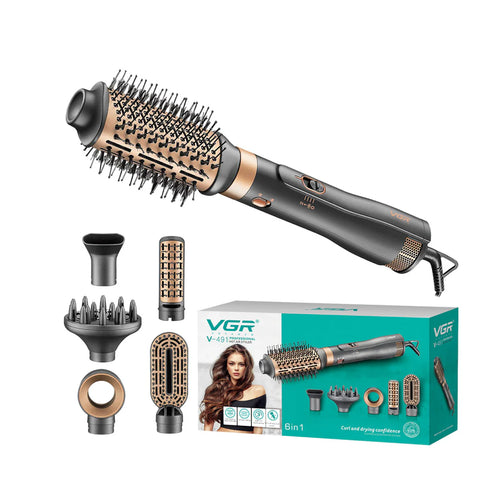 VGR V-491 Professional Hot Air Styler 6 in 1 Brush