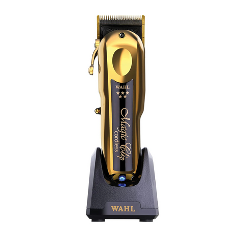Wahl 3024577 ماكينة حلاقة لاسلكية Magic Clip Gold من سلسلة 5 نجوم