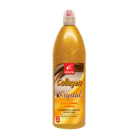 K.Keratin Collagen Krystal Deep Cleansing Shampoo No.2 Before Keratin