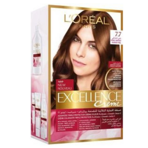 L'Oreal Excellence Creme Hair 7.7 Honey Brown