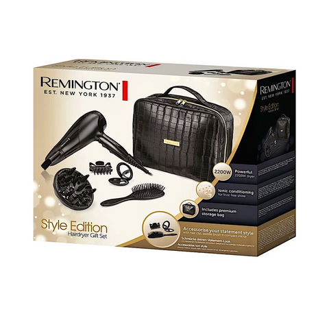 مجموعة هدايا مجفف الشعر Remington D3195Gp Style Edition