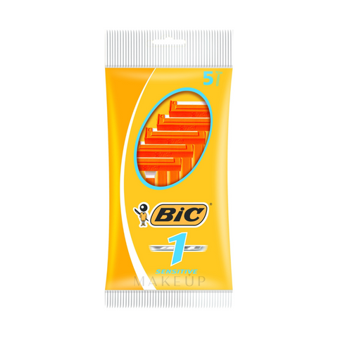 Bic 1 Sensitive Disposable Razor Blades - Pack of 5