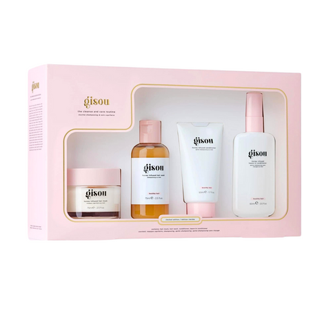 GISOU HYDRATING CLEANSE & CARE SET HONEY INFUSED