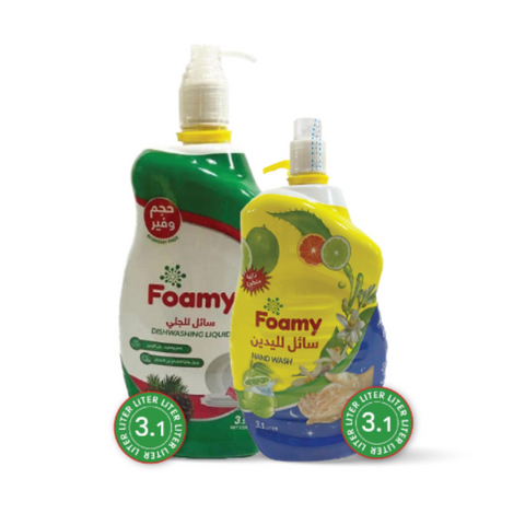 FOAMY DISH WASHING AND LIQUID HAND SOAP OFFER