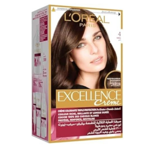 L'Oreal Excellence Creme Hair 4 Chestnut Brown