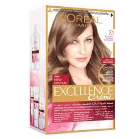 L'Oreal Excellence Creme Hair 7.1 Ash Blonde