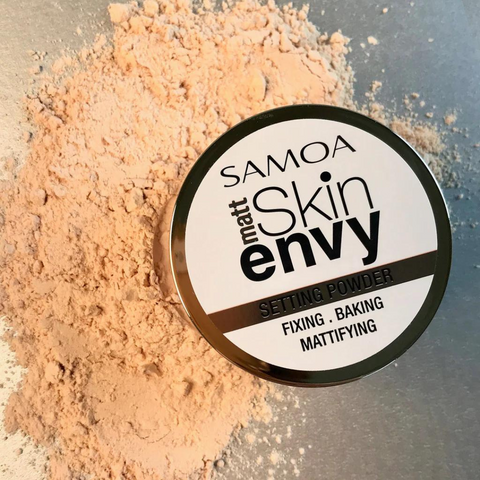 Samoa Skin Envy Matte Setting BANANA Loose Powder