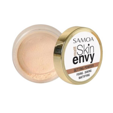 Samoa Skin Envy Matte Setting BANANA Loose Powder