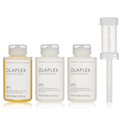 مجموعة تصفيف الشعر المتنقلة Olaplex رقم 1 ورقم 2