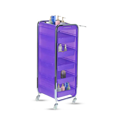 Jumbo Rich Plastic Trolly for Professionals - Purple