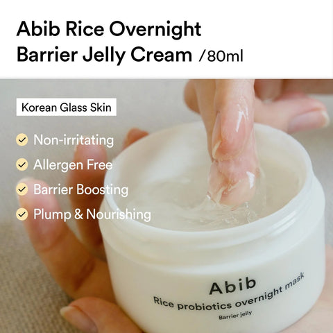 Abib Rice Probiotics Overnight Barrier Jelly Mask, image 2